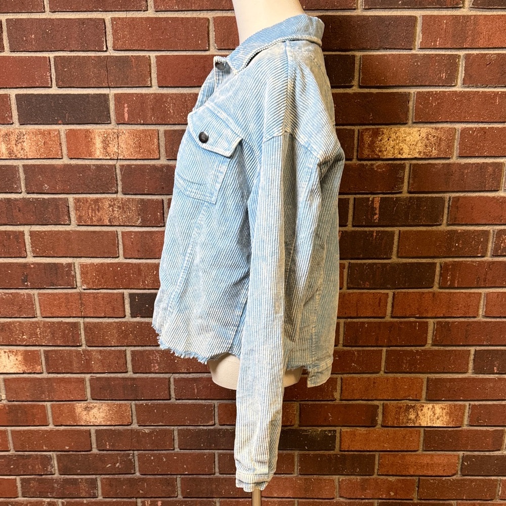 Simply Southern Glacier Corduroy Jacket Size XL - Picture 7 of 12
